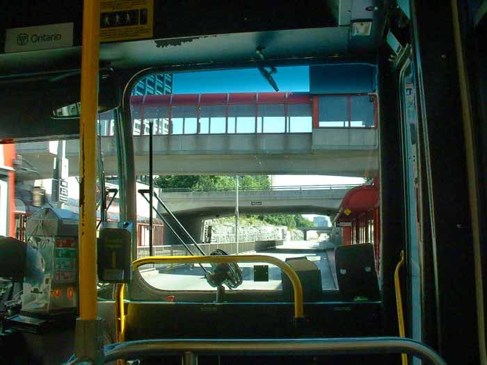 OC Transpo New Flyer D60LF articulated bus on the busway